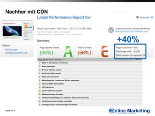 Nachher mit CDN




                  +40%




Seite § 24
 