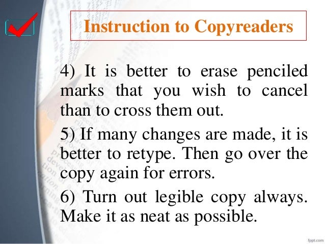 Copy Reading (Campus Journalism)