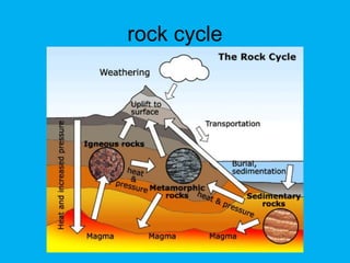 rock cycle
 