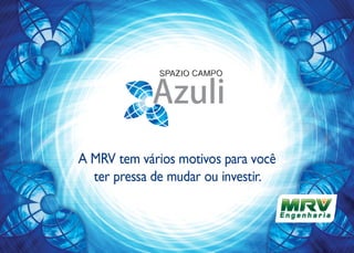 MRV Folder Campo azulli | São José dos Campos - SP