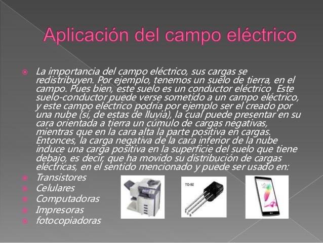 Campo eléctrico en las fotocopiadoras