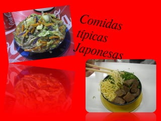 Comidas típicas Japonesas 