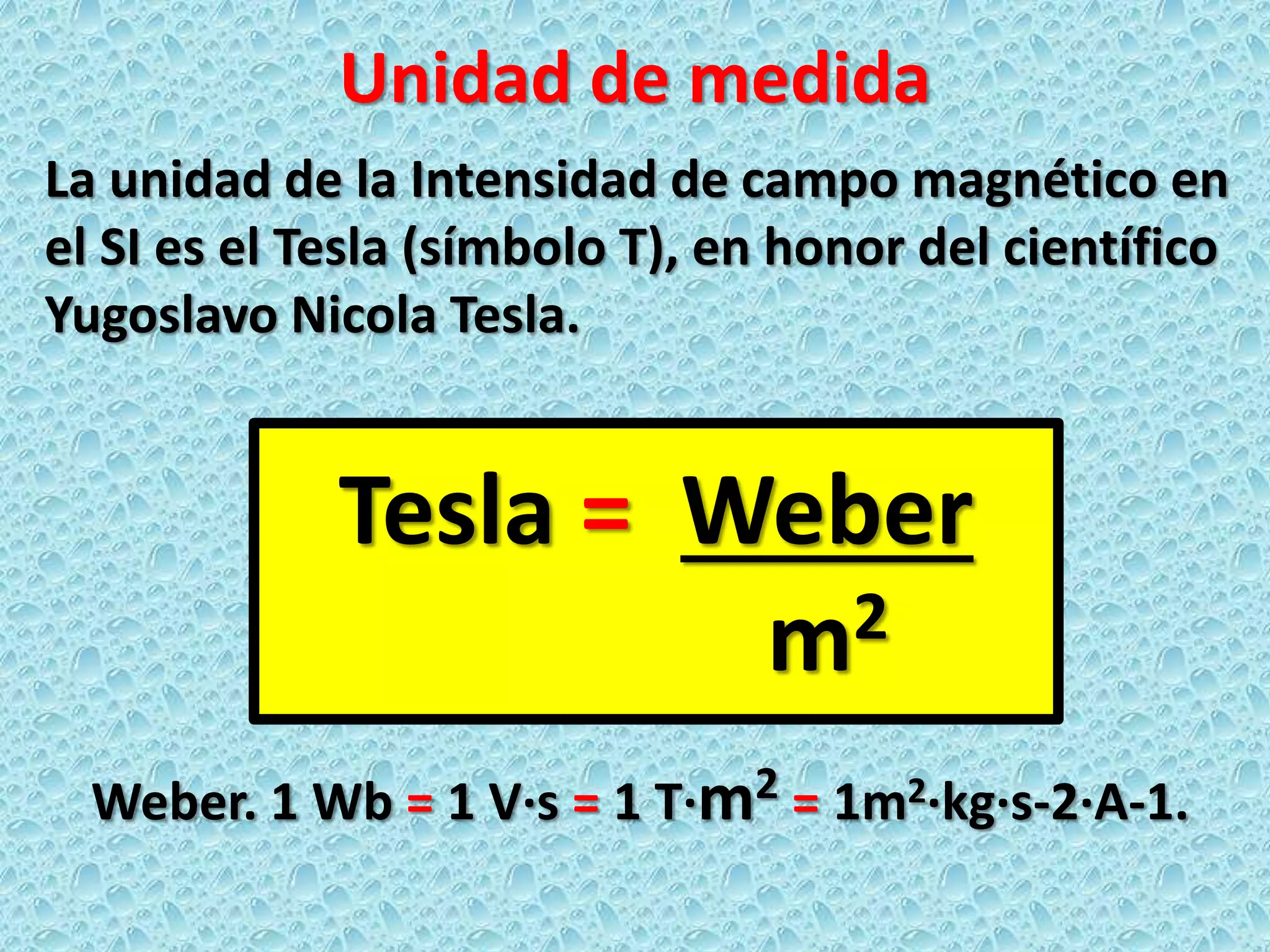 Campo magnetico intensidad