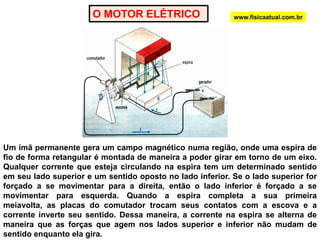 Segunda situação: Carga lançada perpendicularmente às linhas de induçãoNesse caso, o ângulo é θ = 90°. Portanto, sem θ= 1. A intensidade  da força magnética é, então, dada por:Fm = B.q.V.Portanto, a partícula lançada fica sujeita a uma força de intensidade constante cuja direção é sempre normal ao vetor velocidade V.www.fisicaatual.com.br