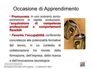 Campora Formazione Formatori Ifts 