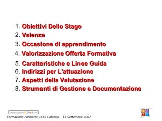 Campora Formazione Formatori Ifts 