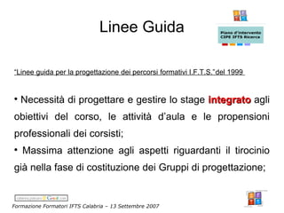 Campora Formazione Formatori Ifts 