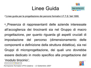 Campora Formazione Formatori Ifts 