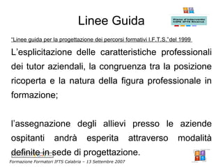 Campora Formazione Formatori Ifts 