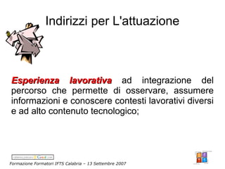 Campora Formazione Formatori Ifts 