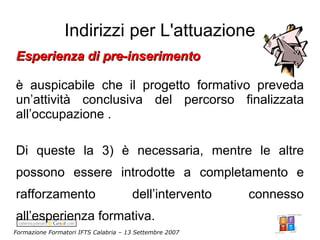 Campora Formazione Formatori Ifts 