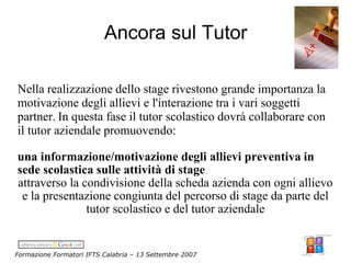 Campora Formazione Formatori Ifts 