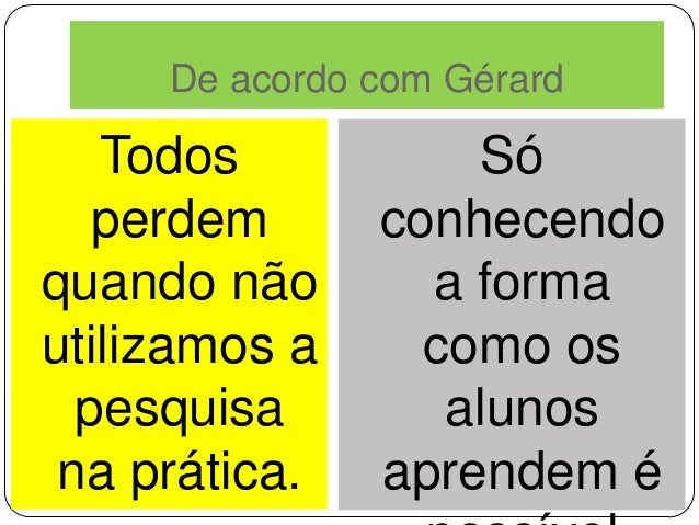 Teoria dos campos conceituais de gérard vergnaud Teoria dos campos conceituais de gérard vergnaud