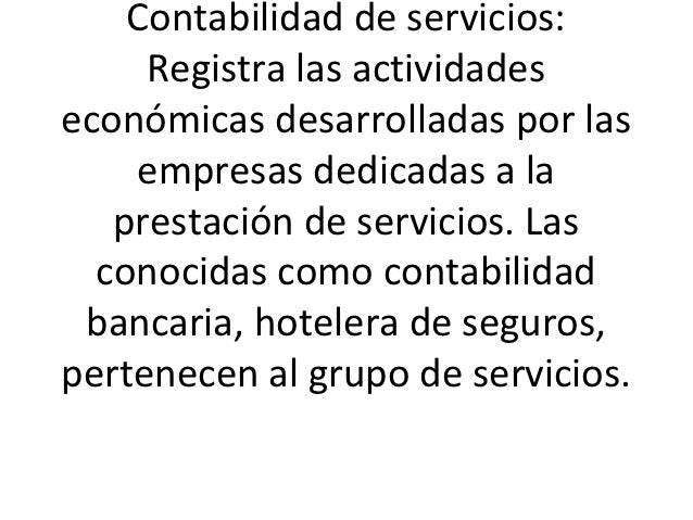 Campos de accion contabilidad