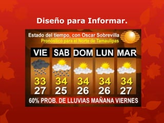 Diseño para Informar.
 