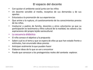 14/05/2010ATP. Lic. Lilia Gabriela Velàzquez Guevara.72FUNCIONES DEL NÚMERO.-El número como memoria de la cantidad.- se refiere a la posibilidad que tiene el niño de recordar una cantidad sin que esté presente; esta función se relaciona con el aspecto cardinal del número.	La función del número como memoria de la cantidad es la primera que el niño construye, por lo que la educadora deberá dedicar tiempo a realizar actividades que lo propicien.