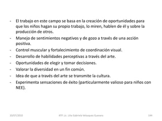 14/05/2010ATP. Lic. Lilia Gabriela Velàzquez Guevara.94Es posible que los niños sean capaces de ejecutar ciertas consignas respecto a ubicaciones de objetos y de desplazamientos,  y realizar el proceso inverso, es decir elaborar las consignas para que otros las lleven a cabo. Puede ser que las comuniquen oralmente o a través de un dibujo simple.En preescolar es necesario trabajar con diversos rompecabezas para desarrollar la percepción geométrica, la coordinación motriz, la complementación, la observación, la discriminación de tamaño y formas, la memoria visual, la atención y concentración, el análisis y la síntesis, etcétera.