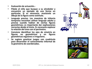 14/05/2010ATP. Lic. Lilia Gabriela Velàzquez Guevara.46Sentados en ronda y rotativamente atentos a lo que el compañero habla, comparten a través del relato una experiencia vivida, cuento o programa de TV. El niño habla los demás escuchan hacen preguntas y comentarios mientras la maestra solo conduce el intercambio.La maestra que relata la actividad se enfrenta con la necesidad de ir estableciendo un patrón de interacción.Inicia con una expresión fórmula que abre el encuentro (¿Qué nos va a contar?)La maestra asigna los roles.Las intervenciones de la maestra varían de acuerdo con el niño que toma la palabra y el curso de año, respondiendo a las diferencias y progresión del desarrollo de los niños.