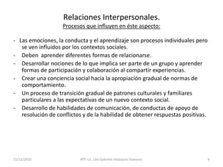 Elementos emocionales (autoestima)