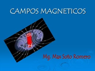 CAMPOS MAGNETICOS Mg. Max Soto Romero 