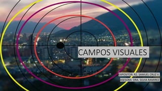 CAMPOS VISUALES
EXPOSITOR: R2. SAMUEL CRUZ V.
ASESORA: DRA. SILVIA RAMIREZ
 