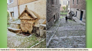Fuente de la Cordera. Camprodon se hizo famosa entre sus veraneantes también por sus fuentes cercanas al núcleo urbano.
 