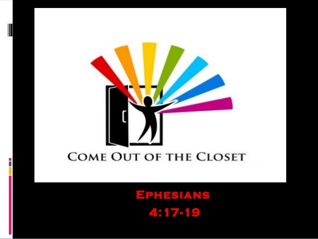 Coming Out Of The Closet