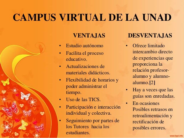 Campus virtual de la UNAD
