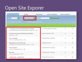 Open Site Exporer<br />