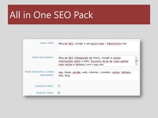 All in One SEO Pack<br />