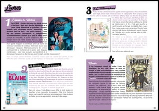 1110
Livres
L'assassin du Marais
Avril 1849. L’histoire se passe en pleine période
d’élections. Mais alors que les législatives de la
jeune IIème République se préparent, plusieurs
femmes sont retrouvées mortes, assassinées, dans
plusieurs lieux de Paris. Leur point commun ? Avoir
été des femmes courageuses et indépendantes,
vraisemblablement victimes d’un seul et même tueur.
Chargé de l’enquête, le jeune inspecteur Alexandre
Delage trouve de l’aide auprès de Léa, spirite à la
sensibilité hors du commun, et Julie, farouche employée
d’un grand magasin et meilleure amie de l’une des
victimes. Ensemble, ils vont tout mettre en œuvre pour
démasquer l’assassin. Malheureusement, les crimes
continuent de se multiplier et les pistes sont trop peu
nombreuses… Les trois acolytes parviendront-ils à
démasquer l’assassin du Marais, qui, pour l’instant, semble insaisissable ?
Dans ce roman policier féministe, Catherine Cuenca parle de l’égalité des genres, et des
difficultés pour l’atteindre, quelle que soit l’époque. Un roman paru aux éditions Scrineo.
BL.Métamorphoses
Yukia75ans.Commetouteslesgrands-mèresjaponaises,elleaunquotidien
bien réglé, entre mots croisés et cours de calligraphie. Mais un jour qu’elle
cherche à fuir la chaleur, elle se retrouve à flâner dans une librairie de quartier.
Au détour des rayonnages, elle finit par jeter son
dévolu sur un manga à la couverture chatoyante.
Une fois de retour chez elle, la vieille dame décide
de commencer à le lire. C’est alors qu’elle se
rend compte qu’il s’agit en réalité d’un « boy’s
love », une romance entre garçons ! Contre toute
attente, Yuki tombe littéralement sous le charme
de l’histoire, et n’a plus qu’une idée en tête :
connaître la suite !
De retour à la librairie, notre grand-mère
rencontre la jeune Urara, apprentie libraire
et fan du genre, qui ne va pas tarder à devenir
sa conseillère personnelle. Très vite, les deux
femmes se lient d’amitié et s’ouvrent l’une à
l’autre, par-delà la barrière des générations…
Paru le 6 juin aux éditions Ki-oon
La librairie des rêves suspendus
Dans son petit village de Charente, Sarah, une libraire, peine à
joindre les deux bouts. Il faut dire que la jeune femme a du mal
à résister à son envie d’acheter tous les livres d’occasion lui
tombant sous la main. Ajoutez à cela la plomberie capricieuse
et les murs décrépis, et vous obtenez des finances au plus
bas. Alors quand un ami lui demande de le gîte en échange de
quelquestravaux,Sarahaccepte.Ainsi débute sa cohabitation
avec Maxime Maréchal, un acteur aussi célèbre pour ses rôles
de bad boy que pour ses problèmes avec la justice, exilé en
province et prêt à devenir un homme à tout faire.
Dans ce roman, Emily Blaine nous offre le récit tendre et
touchant d’une rencontre émouvante. Celle d’un homme
abîmé par la vie et d’une jeune femme peu sûre d’elle et pleine
de failles, qu’on va apprendre à aimer au fil des pages…
3
Si les Européens rêvent de visiter l’Asie, les
Asiatiques, de leur côté, rêvent de venir en
Europe, et plus particulièrement à Paris, capitale
emblématiqueettrèspriséedestouristesdumonde
entier. C’est à ce Paris fantasmé et fantastique que
les gens s’inventent depuis le Japon ou la Chine que
« Rêverie » souhaite rendre hommage.
Sous la forme d’un recueil de nouvelles, cet ouvrage
est composé comme le morceau de Debussy
auquel il fait référence : en le lisant, vous vous
exposez à une flânerie douce et légère, teintée
d’ambiguïté, de bizarreries et, parfois, de choses
effrayantes… Un peu comme cet étudiant chinois,
mystérieusement disparu après être tombé amoureux d’une jeune diplômée d’astronomie,
arborant une étoile noire dans le dos. Ou encore à l’image de cette jeune femme détachée
de tout, décidant d’orchestrer son suicide avec l’aide d’une société privée… Un one shot
signé Zhao Golo à découvrir d’urgence !
Paru le 5 juin aux éditions Casterman
10
©Casterman
©Ki-OOn
©Babiléo
©Scrinéo
Rêverie
 
