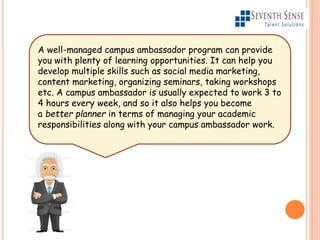 Campus ambassador program | PPTX