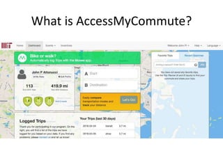 What is AccessMyCommute?
 