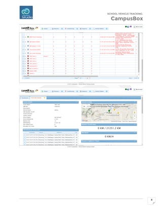 SCHOOL VEHICLE TRACKING.
CampusBox
4
 