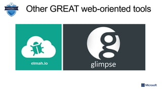 Other GREAT web-oriented tools
 