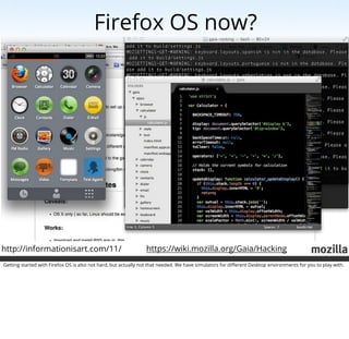Mozilla, the web and you! (including notes)