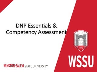 DNP Essentials &
Competency Assessment
 
