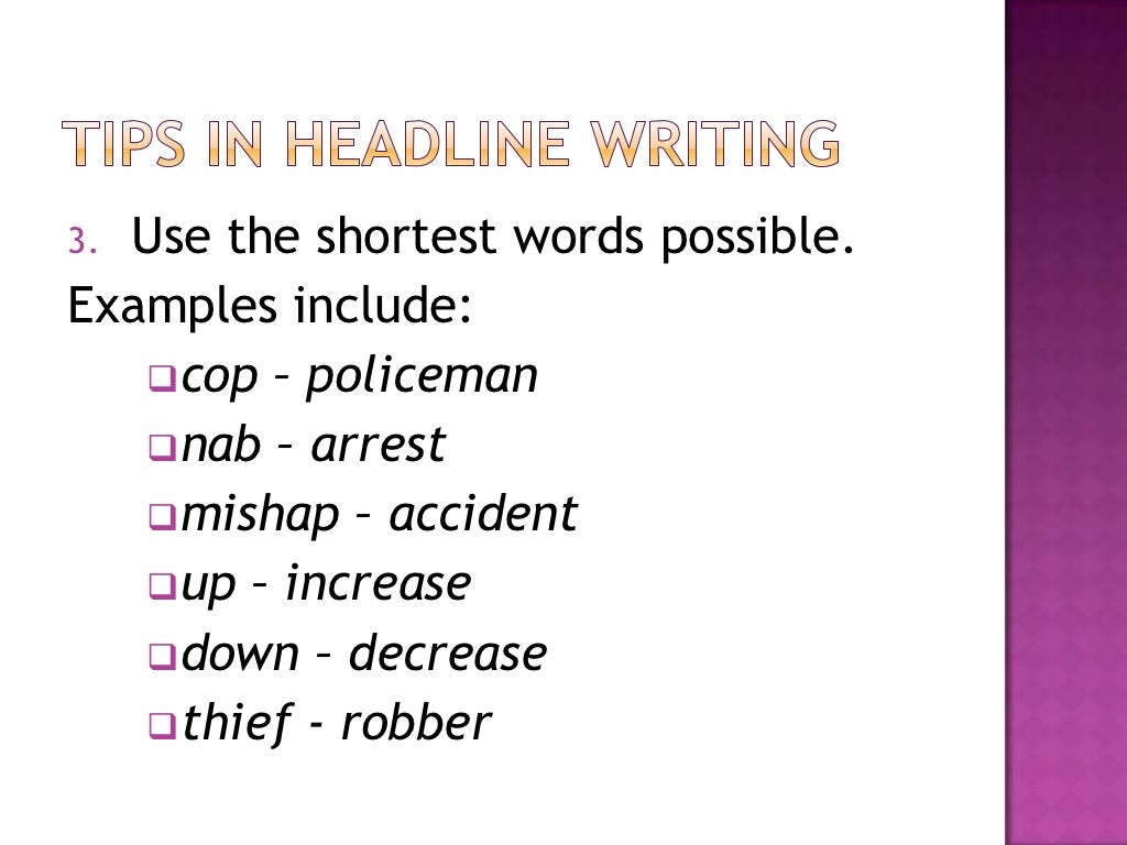 Campus journalism copyreading and headline writing