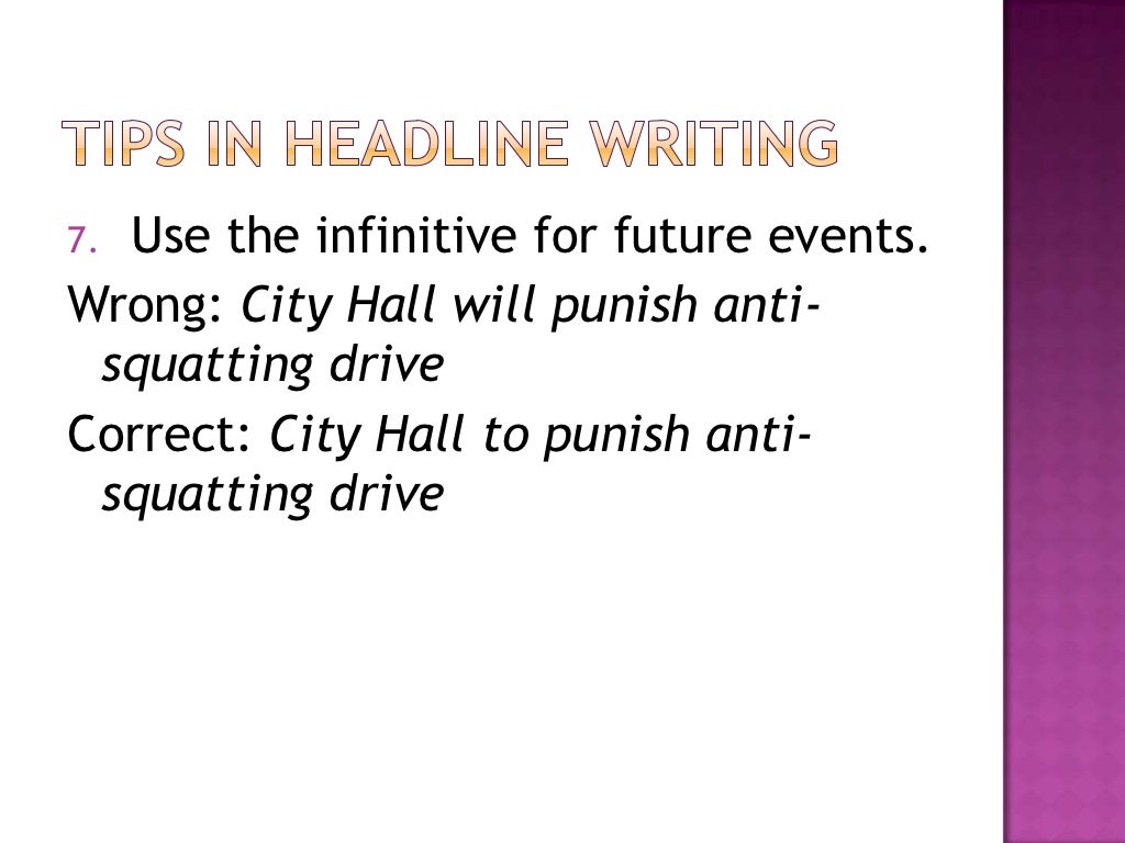 Campus journalism copyreading and headline writing