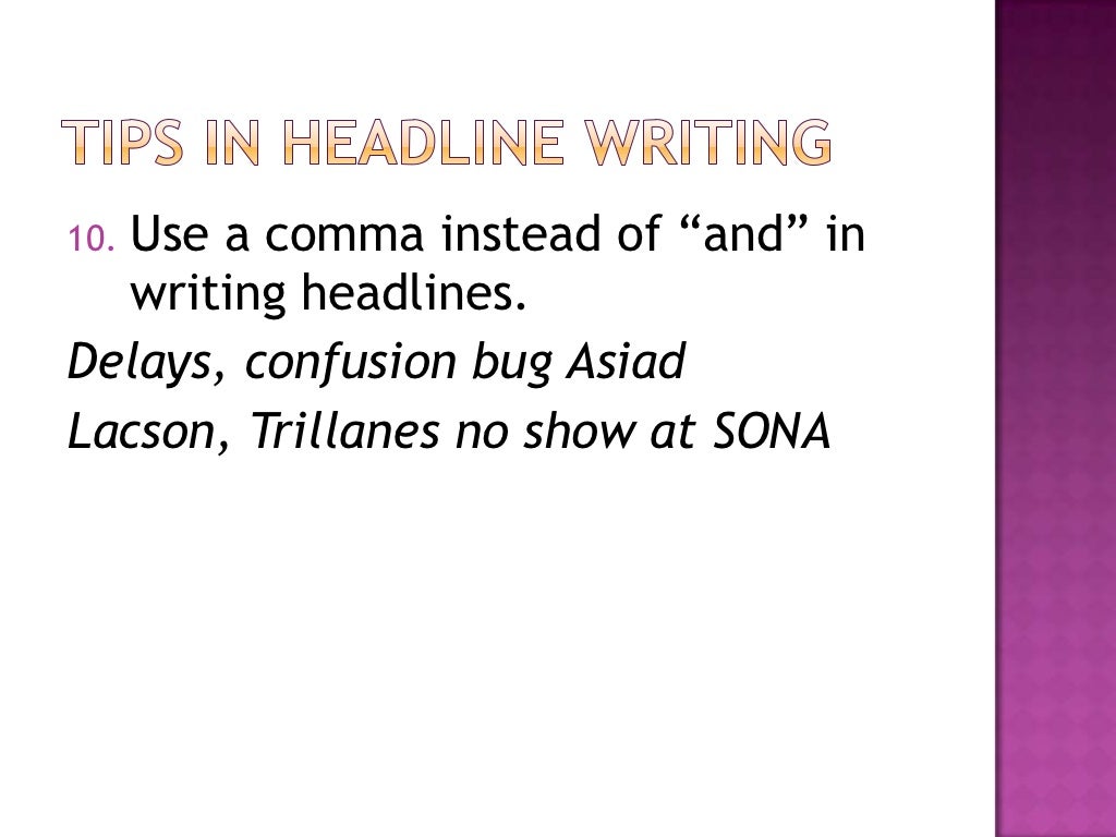 Campus journalism copyreading and headline writing