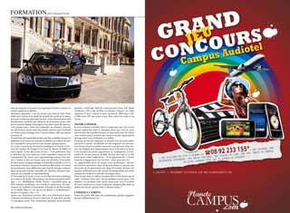 foRMation.                                 par Florence porcel




font pas long feu. il est donc très important de bien se former au       sérieuses : mod’spé, mod’Art international, essec, esi mode
métier auquel on se destine.                                             (toulouse), esG, sup de pub, Les roches (suisse), etc. mais
Attention cependant : c’est un secteur qui vend du rêve. donc            attention, il faut y mettre le prix, variant de 3800 euros ttc
il fait rêver (même si la réalité du monde du travail est la même        à 9400 euros ht par année et par élève selon les écoles et les
que pour n’importe quel autre secteur). donc des personnes mal           cursus…
intentionnées profitent des illusions de la jeunesse pour créer
des formations bidons. renseignez-vous bien avant de vous ins-           notre conseiL
crire quelque part : faites des recherches sur internet, discutez        si vous souhaitez travailler dans la mode mais que vous n’avez
sur des forums, servez-vous des réseaux sociaux type Facebook            aucune expérience dans ce domaine et/ou que vous ne savez
ou twitter pour échanger avec d’anciens élèves, allez aux portes         pas très bien dans quelle branche ou dans quel corps de métier
ouvertes, etc.                                                           vous voulez exercer, profitez des vacances ou des opportunités
il serait bien sûr impossible de faire une liste complète de tous les    de stage pour vous confronter à ce milieu.
diplômes et de toutes les formations dédiés aux métiers du luxe          du point de vue des employés, ce monde n’est pas aussi idylli-
ici. cependant, nous pouvons vous donner quelques pistes.                que qu’il n’y paraît : la clientèle est très exigeante, se croit sou-
en ce qui concerne les formations publiques, le master 2 Ges-            vent tout permis et considère rarement ceux qui sont à leur ser-
tion des métiers du design et du Luxe de marne-la-Vallée est             vice, les budgets sont pharaoniques donc la pression, le stress,
assez réputé. il faut déjà avoir un bac + 4 de préférence dans           et les horaires de travail augmentent en conséquence, la frus-
le domaine qui vous intéresse (cette cinquième année est une             tration de ne pas pouvoir profiter du luxe alors qu’on en fait
continuation de cursus, pas l’apprentissage express d’un mé-             partie peut rendre malheureux… il est important de s’y frotter
tier), l’entrée se fait sur dossier, puis sur entretien. il est possi-   avant de s’engager pour une carrière – donc pour une vie.
ble de le suivre en apprentissage, en formation initiale, ou en en       Les opportunités pour les jeunes sont nombreuses : des pe-
formation continue. parmi les nombreux débouchés, on trouve              tits boulots saisonniers dans de grands hôtels en passant par
des professions aussi différentes que chef de marque, acheteur           des postes de réceptionniste aux sièges de sociétés de luxe, des
dans un bureau d’achat, conseiller de clientèle, assistant com-          missions d’hôtesse pour des soirées évènementielles aux petits
mercial, ou conseiller en merchandising.                                 contrats de vendeur/se dans des boutiques chics…
L’université de la mode à Lyon est la seule formation publique           pour réussir dans ce milieu en particulier, il faut beaucoup de
aux métiers du textile. elle propose une licence professionnelle         culot : n’hésitez donc pas à forcer quelques portes pour vous
(bac + 3) « habillement, mode, textile » (accessible après un            imposer. ces premiers jobs seront aussi pour vous l’occasion
bts stylisme, modélisme, arts textiles et impression, ou équi-           de vous constituer un carnet d’adresses, indispensable dans un
valent), un diplôme universitaire d’études et de recherches              milieu très fermé comme celui-ci. bonne chance !
sur la mode (bac+4), ou encore un master 2 professionnel «
mode et création » (bac + 5).                                            conseiLs campus :
quant aux formations privées, elles sont évidemment beau-                Faites des petits jobs dans des parfumeries, grands magasins,
coup plus nombreuses, et ne se valent pas. il s’agit donc de bien        grands établissements, etc…
se renseigner avant. Voici néanmoins quelques noms d’écoles

30 / cAMpus MAg MAI                                                                                                                              MAI cAMpus MAg / 31
 