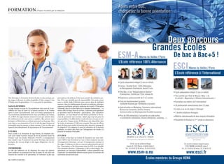 foRMation.                                propos recueillis par la rédaction




très théorique, la formation devient de plus en plus pratique par      prescriptions du médecin, il doit aussi prendre des initiatives par-
des stages à effectuer en milieu hospitalier. il faut compter 9 ans    fois. d’où une véritable part de responsabilité. une petite erreur
d’études pour les généralistes, 11 à 14 ans pour les spécialistes.     peut se révéler fatale.L’infirmier peut exercer dans de multiples
                                                                       secteurs : dans les établissements de santé en médecine, chirurgie,
saGes-femmes                                                           urgences, psychiatrie, gériatrie, médecine du travail, à l’education
La sage-femme s’occupe de l’accouchement mais aussi de la sur-         nationale, dans le secteur libéral et le domaine humanitaire… Le
veillance de l’état de santé de la femme enceinte et de l’enfant       métier offre un large choix de carrière. L’infirmier peut également
après et avant l’accouchement. suivi de la mère, préparation de        se spécialiser dans un domaine : puériculture, bloc opératoire,
l’accouchement, administration de soins, surveillance de l’enfant,     anesthésie…Le sous-effectif est réel dans la profession et les be-
etc. si 80% des sages-femmes exercent en tant que salariées dans       soins de personnel sont énormes. salaire jugé trop bas pour les
des établissements de soins privés et publics, elles peuvent aussi     responsabilités et la difficulté du travail, infirmier n’est pas un mé-
pratiquer en libéral dans un cabinet personnel ou de groupe. elles     tier qui attire. chaque année, 30 000 places sont disponibles dans
sont, dans ce cas, rémunérées à l’acte. Le rôle des sages-femmes est   les écoles, et seulement 21 000 sont occupées. bien que des efforts
primordial pour les parents et futurs parents. c’est sur elles que     aient été faits pour rendre la fonction plus attractive (passage de
repose le bon déroulement de la grossesse et de l’accouchement.        la catégorie b à la catégorie A pour les infirmiers de la fonction
                                                                       publique, un salaire plus élevé par l’allongement des études), la
etuDes                                                                 pénurie est toujours d’actualité.
pour accéder à la formation de sage-femme, les étudiants doi-
vent avoir validé l’examen classant de fin de première année du        etuDes
premier cycle des etudes médicales (pcem1). L’enseignement             Les études se font dans un institut de formation aux soins infir-
dure ensuite 4 ans. il comprend une partie théorique, des travaux      miers (iFsi).cette formation en 3 ans et demi comporte une part
pratiques, des travaux dirigés et des stages obligatoires, très im-    d’enseignement théorique, une part d’enseignement pratique et
portants.                                                              des stages. L’admission se fait sur concours, généralement après le
                                                                       bac. L’inscription se fait directement dans les iFsi, il est possible
infirmiers                                                             d’en présenter plusieurs. L’admission se fait en deux étapes. pre-
Le rôle des infirmiers est de dispenser des soins aux patients         mièrement, un concours d’admissibilité : culture générale et test
pour améliorer ou maintenir leur état de santé. ils ont aussi une      d’aptitude. Les admissibles doivent ensuite passer un entretien de
fonction de contrôle et de prévention. si l’infirmier se plie aux      motivation devant trois jurés.

34 / cAMpus MAg MAI                                                                                                                              MAI cAMpus MAg / 35
 