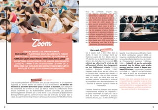 Parcoursup, c’est quoi ?
Une nouvelle plateforme d’orientation avec plus de transparence et un algorithme
supprimé, qui devrait donner une chance à tous les bacheliers. Ces derniers ont
désormais la possibilité de formuler jusqu’à 10 vœux au maximum, sans obligation
de classement afin d’éviter un choix par défaut. Toutes les candidatures seront
ensuite examinées par les établissements scolaires concernés. Les postulants
devront également remettre une « fiche Avenir » aux universités et établissement
d’enseignement supérieur, contenant leurs notes de terminale, leur place dans la
classe,lesappréciationsdesprofesseursprincipauxetunavisduchefd’établissements.
EN LIGNE DEPUIS LE 15 JANVIER DERNIER,
PARCOURSUP – PLATEFORME REMPLAÇANTE D’APB, PERMET
AUX LYCÉENS ET ÉTUDIANTS SOUHAITANT SE RÉORIENTER DE
FORMULER LEURS VŒUX POUR L’ANNÉE SCOLAIRE À VENIR. LES
INSCRIPTIONS, QUI ONT DÉBUTÉ LE 22 JANVIER, SONT OUVERTES
JUSQU’AU 13 MARS À 18H. DE QUOI LAISSER LE TEMPS DE LA
RÉFLEXION AUX QUELQUES 800 000 ÉLÈVES CONCERNÉS ET DE
POSTULER À 10 DES 12 000 FORMATIONS PROPOSÉES.
Pour les candidats n’ayant reçu
aucune réponse favorable, une phase
complémentaire débutera le 26 juin
dans le but de leur proposer des places
vacantes, en fonction de leur profil. L’élève
qui, à l’issue de cette phase, n’aurait
toujours aucune proposition d’admission,
n’a cependant aucun souci à se faire :
une commission devrait étudier son profil
afin de lui proposer d’autres formations,
dans la mesure du possible similaires à ses
choix initiaux, auxquelles il n’avait peut-être
pas pensé ou qu’il trouvait trop loin de chez
lui. Autrement dit, et contrairement à ce
qu’il s’est passé avec APB, aucun bachelier
ne se retrouvera sans rien à la rentrée
prochaine. Du moins en théorie.
Qu’en est-il réellement ?
Sur le papier, tout va bien. Mais dans la
réalité, et selon un sondage mené par
Diplomeo auprès de 2447 élèves, près de
77% d’entre eux se disent inquiets quant à la
réformedesdroitsd’accèsàl’université.56%
estiment par ailleurs qu’ils n’ont pas été
suffisamment informés des changements
par leur établissement scolaire. Certains
syndicats étudiants comme l’UNEF
craignent quant à eux que les critères pris
en compte dans l’examen des dossiers, à
savoir si l’étudiant a fait un choix cohérent
avec son profil, sa filière ainsi que ses
résultats scolaires, ne viennent « renforcer
la compétition entre les établissements » et
« favoriser la sélection sociale à l’entrée de
l’université ».
Certaines filières et diplômes pour lesquels
l’investissement financier est important –
on pense notamment au TOEFL et à l’IELTS
dont les examens reviennent à plusieurs
centaines d’euros, ou à la filière STAPS pour
Rendez-vous dans quelques mois pour voir
s’il y avait lieu de s’inquiéter ou pas et si les
bacheliers ou étudiants en réorientation
sont satisfaits de ce nouveau système ! Les
premières réponses, positives ou négatives,
devraient arriver d’ici le mois de mai…
laquelle il est désormais préférable d’avoir
le BAFA, certification coûtant 1000€ en
moyenne–semblenteneffetêtrevaloriséspar
la nouvelle grille de sélection. Pour la ministre
de l’Enseignement supérieur, Frédérique
Vidal, « l’objectif est que les universités
acceptent tous les élèves, mais qu’elles
prennent aussi en compte le bagage avec
lequel [ils] arrivent », comme elle l’a rappelé
sur Europe 1. « L’objectif, c’est qu’ils fassent
des vœux et qu’on les accompagne dans
la réussite » a-t-elle ajouté.
Zoom
32
 