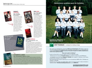 BOuquin.                          par mélissa Idbazzi et marion Odot




                                    MidniGht                                                              eMBalMinG
                                    secretary                                                             auteur : nobuhiro Watsuki
                                    auteur : tomu ohmi                                                    editeur : kazé manga
                                    editeur : soleil Manga                                                Prix : 6,95 euros
                                    Prix : 6,95 euros                                                     un soir de tempête de neige,
                                    Trouver la secrétaire parfaite                                        une calèche est attaquée par
                                    lorsqu’on est le talentueux di-                                       un monstre avec d’étranges
                                    recteur-adjoint d’une grande                                          cicatrices. seuls deux jeunes
                                    entreprise n’est pas une                                              garçons, Fury et Wraith,
                                    chose si aisée. Très exigeant,                                        survécurent à l’accident, ainsi
                                    Tohma Kyôhei est aussi un                                             qu’une jeune fille dans un
                                    homme égoïste, arrogant et                                            état critique. cinq ans plus
                                    un véritable Don Juan. c’est                                          tard, Fury décide de venger sa
                                    ce que va vite comprendre                                             famille et part à la recherche
                                    sa nouvelle secrétaire Kaya.                                          du monstre. mais lorsqu’il
                                    Voulant faire son travail au                                          le trouve, rien ne se passe
                                    mieux, elle reste tard au                                             comme prévu... suite à un
                                    bureau. un soir, intriguée par                                        combat d’une rare violence,
                                    les mystères de son patron,                                           il est soigné par une femme
                                    elle découvre alors son                                               a priori médecin habillée
                                    secret : c’est un vampire...                                          comme une prostituée. Elle
                                    Voici un shojo qui ne manque                                          lui révèle alors l’existence de
                                    pas de mordant !!                                                     nombreux monstres que l’on
                                                                                                          appelle des Frankensteins...
                                                                                                          Embalming revisite le mythe
                                                                                                          du Dr. Frankenstein et de ses
                                                                                                          tentatives de création d’un
                                                                                                          être à partir de cadavres et
                       iGions
  aBc des rel
                                                                                                          d’électrodes. un manga qui
                                                                                                          s’annonce palpitant !
                 re chavot
  auteur : Pier
        ur : Marabout
  edite
                  ros                                                          l’hoMMe intérieur
  Prix : 9,90 eu                    il est
                   ciété actuelle,
   Dans notre so                     fondamen-
                                                                               auteur : jonathan rabb editeur : 10/18
                     mprendre les
   essentiel de co                         nt de                               Prix : 8,90 euros
                   ions  qui causent ta
   taux des relig             me, l’islam et
                                                le                             « Il règne un climat étrange sur la ville de Berlin…
                       judaïs
    polémiques. Le              abordés sous
                                                                               Insouciante jusqu’à l’excès, la capitale allemande de
    christianis me y sont ici                                                  la fin des années 20 semble ne plus connaître ses
                                      vrage
                      nnaire. un ou
    forme de dictio                                                            limites. Nikolaï Hoffner non plus. Officiellement chargé
                     chaq  ue définition
     accessible où                      le                                     de l’enquête sur la mort d’un cadre de l’uFa, les plus
                       historiques et
     relate les faits             pour une
                                                                               grands studios-cinéma européens, Hoffner va vite être
     sens symbo    lique du mot                          ur                    embarqué dans une affaire qui le dépasse. »
                                         ici un livre po
                       préhension. Vo                        partagent
      meilleure com                          e les religions                   Quand l’Histoire fusionne au monde du cinéma et nous
                         en t savoir ce qu
      ce ux qui souhait                  .                                     dévoile une facette noire, sombre et toxique de Berlin,
                      ce qui les divise
      avant de voir                                                            nous découvrons une ville vulnérable, théâtre de notre
                                                                               histoire moderne. une histoire teintée d’une atmos-
                                                                               phère digne des grands films de l’expressionnisme
                                                                               allemand… Fritz Lang n’est pas loin.


                                    le chaGrin et la Grâce
                                    auteur : Wally lamb editeur : Belfond Prix : 23 euros
                                    Lorsqu’en avril 1999, son épouse maureen échappe de justesse au massacre de columbine,
                                    caelum cherche refuge avec elle dans la ferme de son enfance à Three rivers, dans le connec-
                                    ticut. Il va alors redessiner une véritable fresque historique familiale insoupçonnée, deux siècles
                                    emplis de terribles révélations, de bruit et de fureur, qui vont le pousser à aller au fond de lui-
                                    même et de sa mémoire. « Dostoïevski des temps modernes », selon le New York Times, Wally
                                    Lamb nous offre avec ce troisième ouvrage un roman total, mêlant les styles narratifs du journal
                                    intime aux échanges de mails, ou articles de presse. Il joue avec brio sur son thème favori, la
                                    famille et ses sombres secrets, nous entraînant dans une ronde tourbillonnante de personnages
                                    extraordinaires et de sentiments contradictoires.


 / campus mag mars                                                                                                                        mars campus mag / 
 