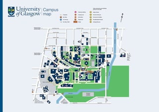 Glasgow Uni Campus Map Campus Map