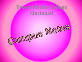 Brown Mackie College 
Cincinnati 
 