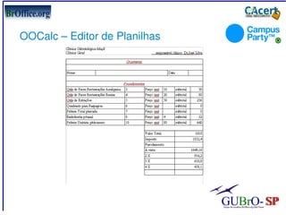OOImpress – Editor de Apresentação 