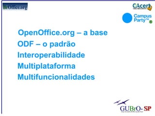 OpenOffice.org – a base 