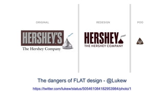 The dangers of FLAT design - @Lukew
https://twitter.com/lukew/status/505461084182953984/photo/1
 