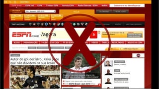 ESPN Brasil– abril 2010
X
 